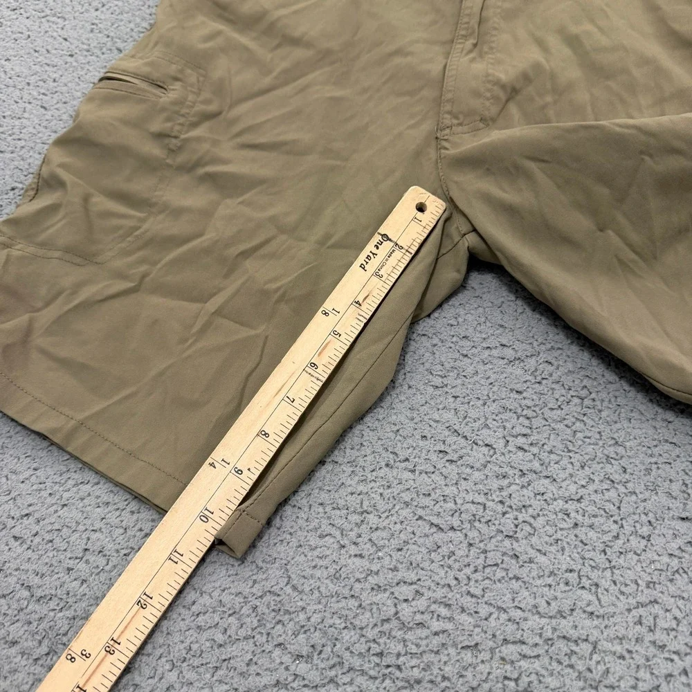 Wrangler Outdoor Series Cargo Shorts Mens Khaki Stretch Size 38